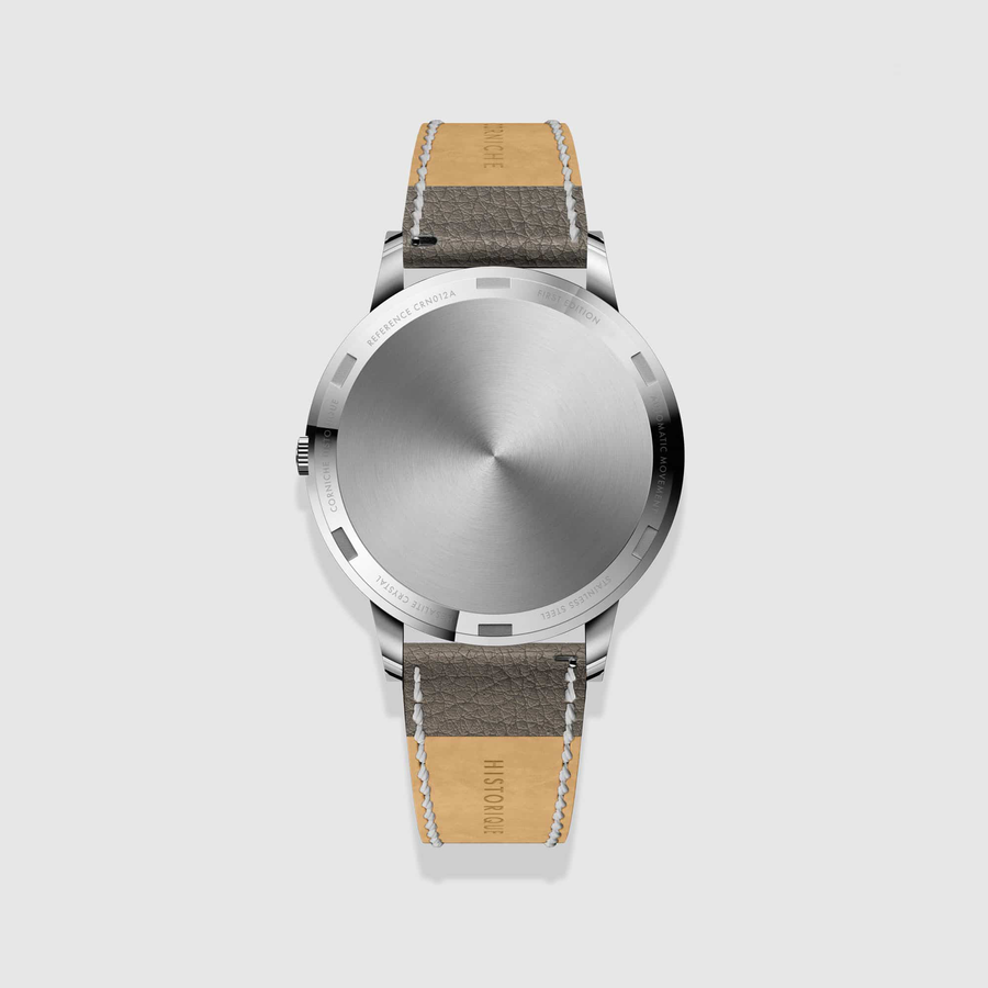 Corniche | Historique - Stainless Steel / Taupe Leather