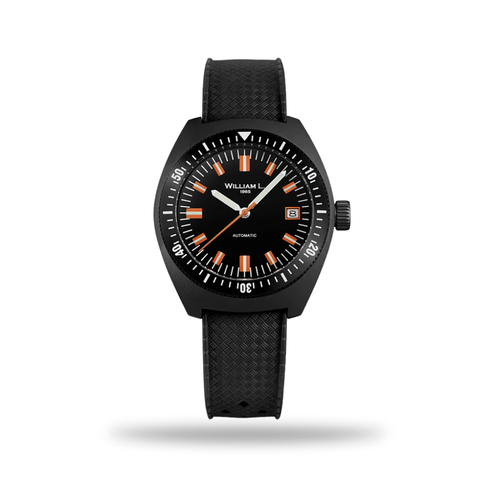 William L. 1985 | Diver 70's - DLC Black Silicone (Automatic)