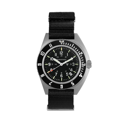 Marathon | Pilot's Navigator Date - 41mm Steel (SSNAV-D) Nylon