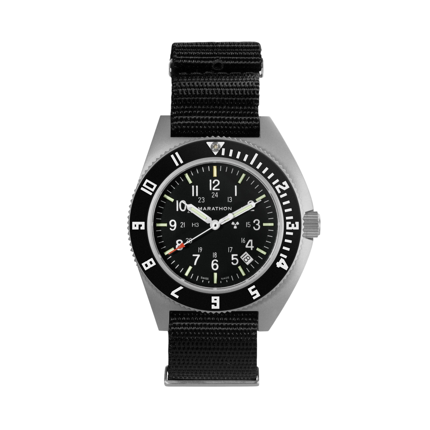 Marathon | Pilot's Navigator Date - 41mm Steel (SSNAV-D) Nylon