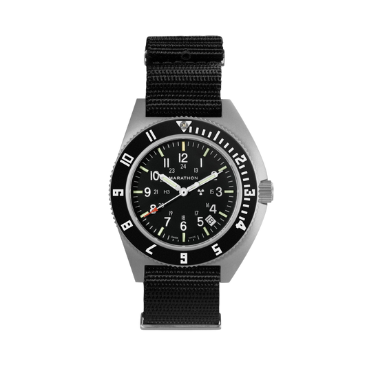 Marathon | Pilot's Navigator Date - 41mm Steel (SSNAV-D) Nylon