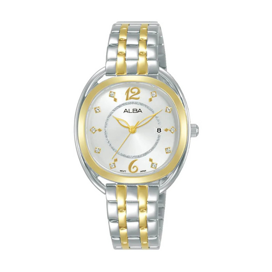 Alba - Fashion - Silver/Gold White Dial