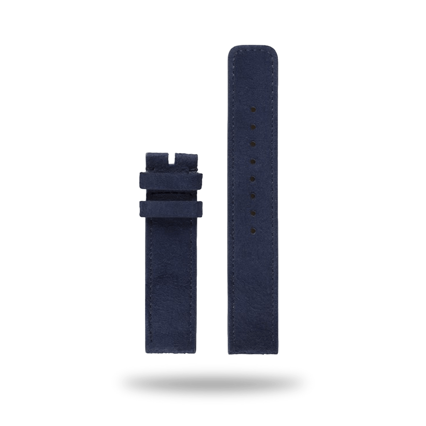 Greyhours | Strap 20mm - Leather - Lambskin Suede Blue