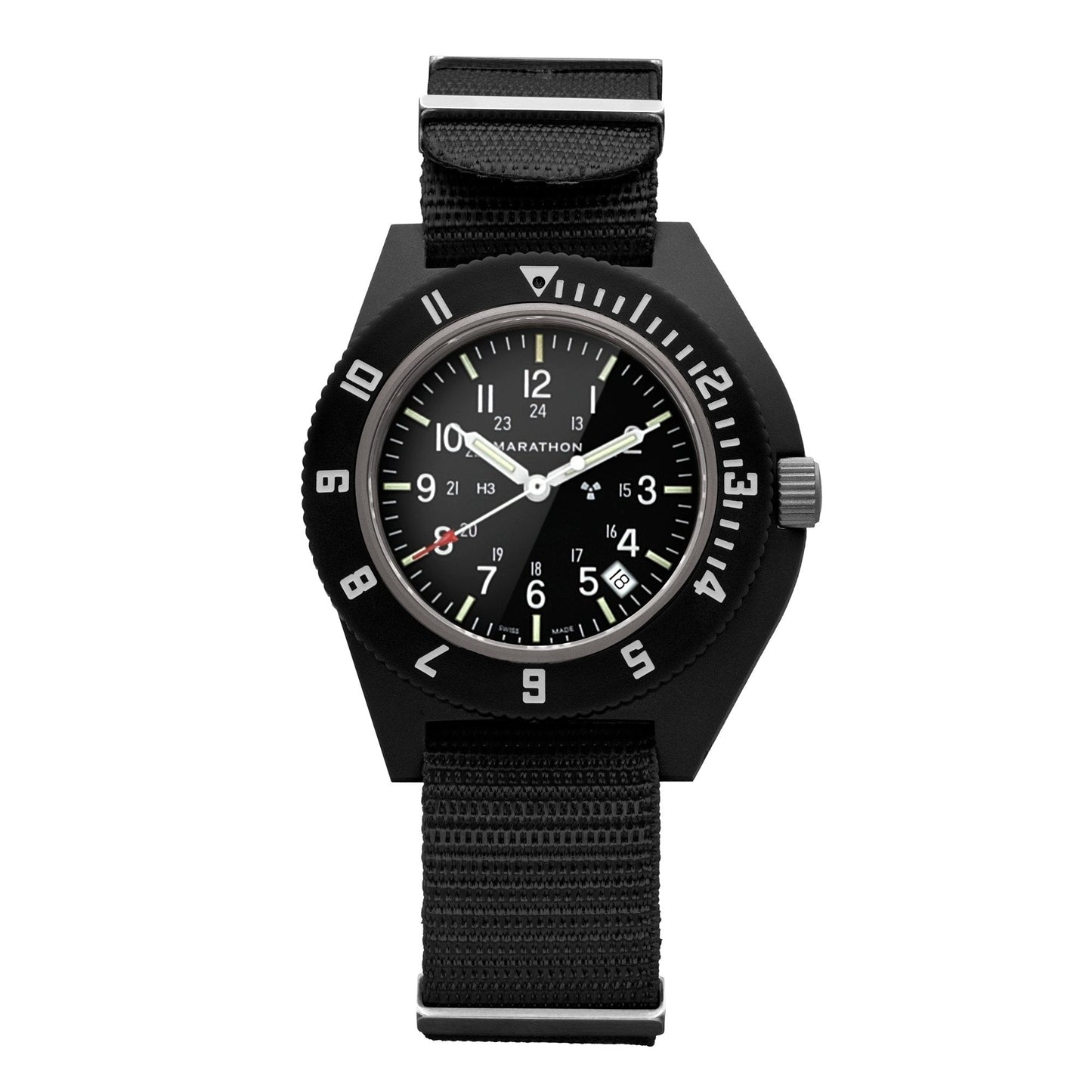 Marathon | Black Pilot's Navigator with Date (Non Govt.) - 41mm