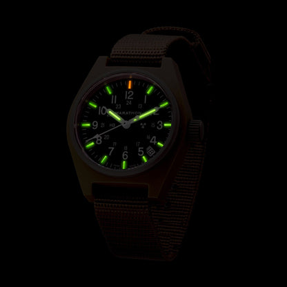 Marathon | General Purpose Quartz - Date (Land) - Sage Green - 34mm