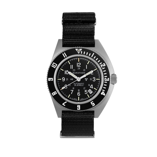 Marathon | Pilot's Steel Navigator w/ Date (Automatic) / Black Nylon - 41mm