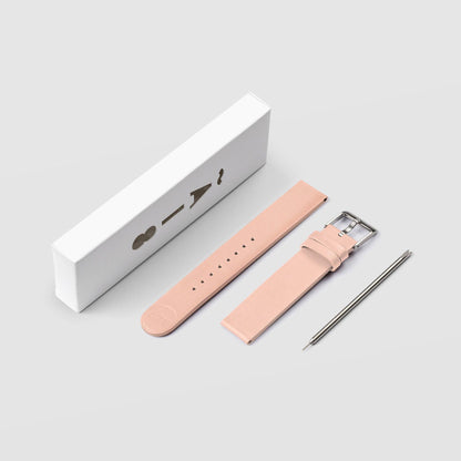 Aãrk Collective | Strap 18mm - Leather - Smooth Pink