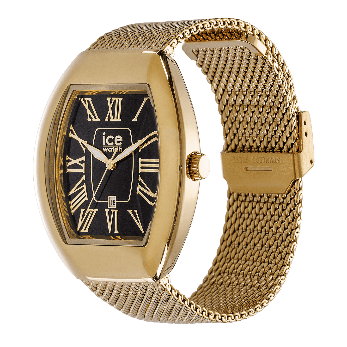 Ice-Watch | Ice Boliday - Dome - Metal Mesh - Black Gold - Small