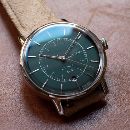 Bravur | Scandinavia Limited Edition - Shadow Green / Suede Strap (Automatic)