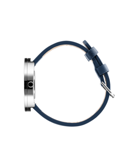 Picto | Thunder Grey Dial / Midnight Blue Leather Strap
