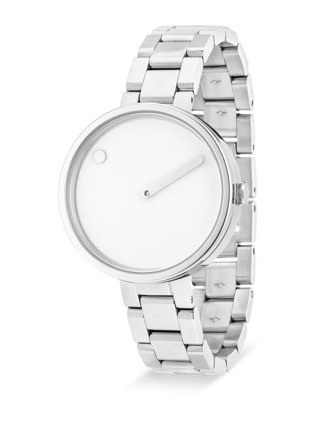 Picto |  White Dial / Polished Steel Bracelet