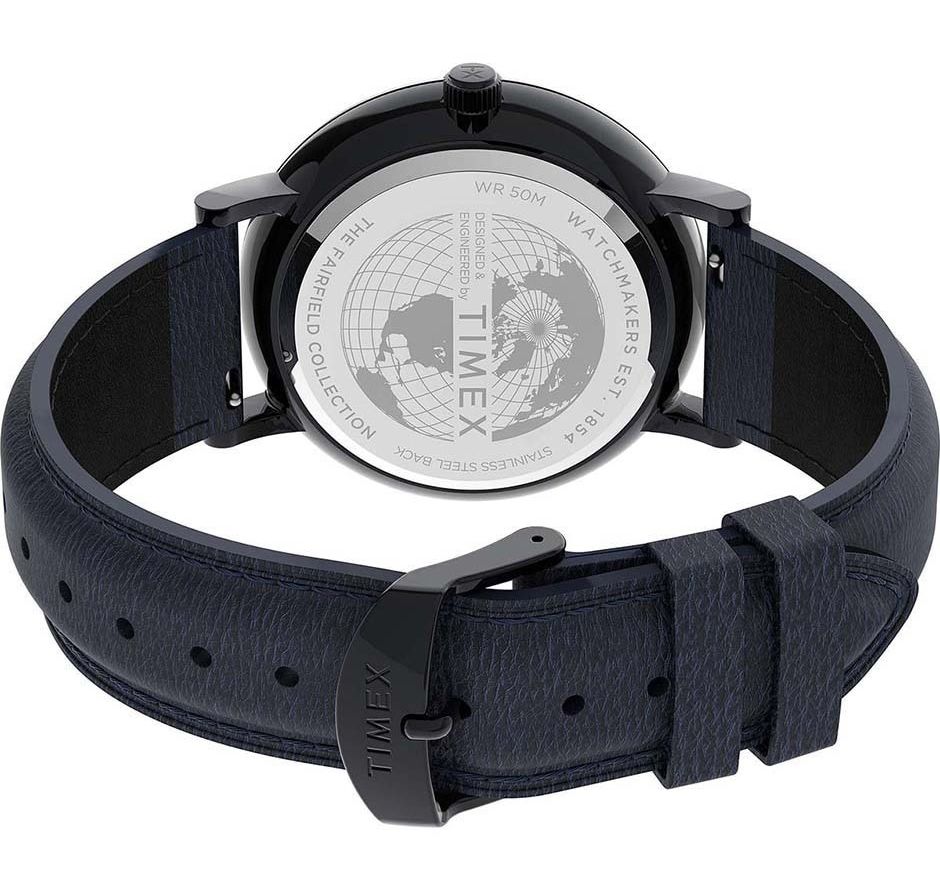 Timex | Fairfield - 41mm Black Case Blue Dial Blue Strap