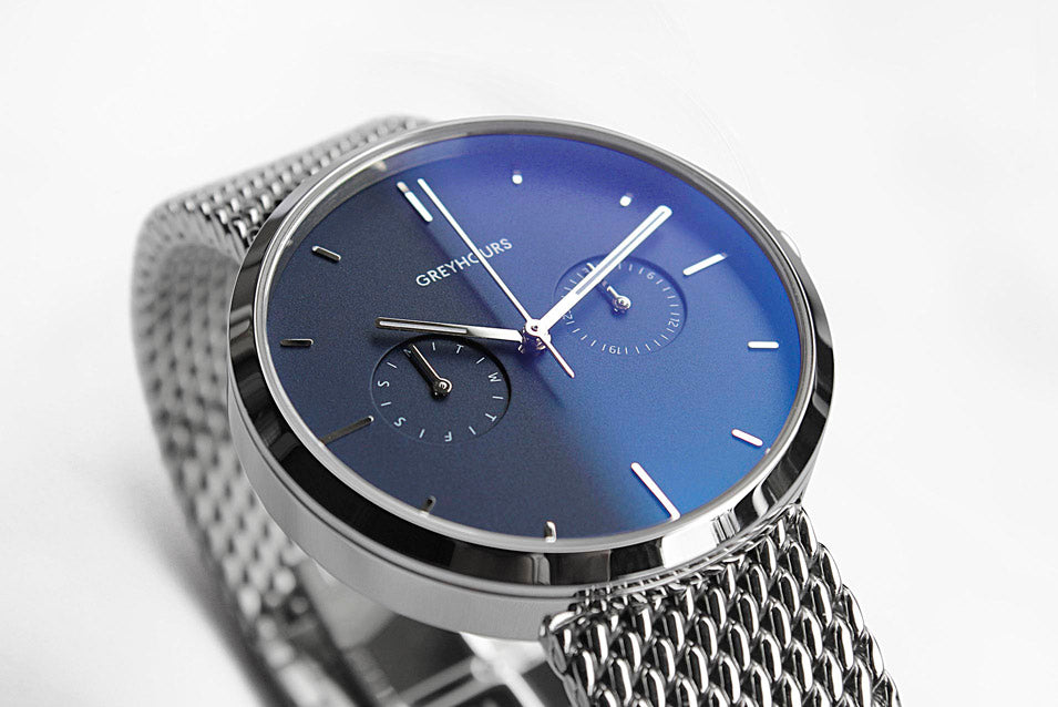 Greyhours Vision Limited Steel Blue Limited Edition TIME ZONE